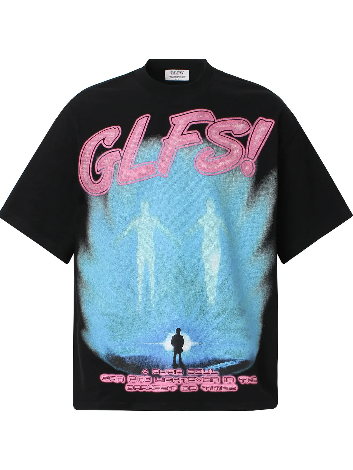 Men's Graphic Round Neck Oversized T-Shirt – men's bold Y2K streetwear graphic tee, product image 1