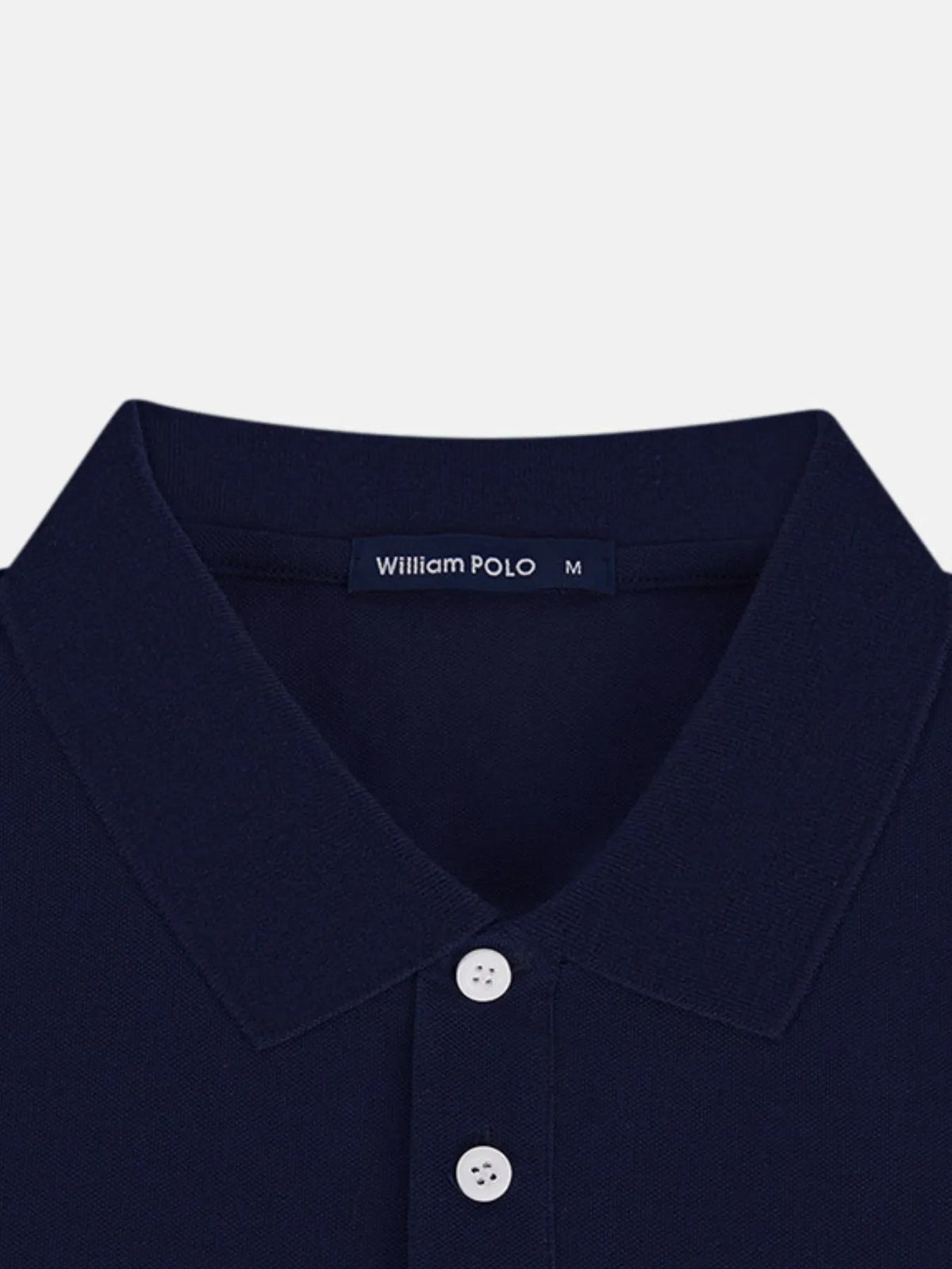 Men's Short Sleeve Embroidered Polo Shirt - Navy