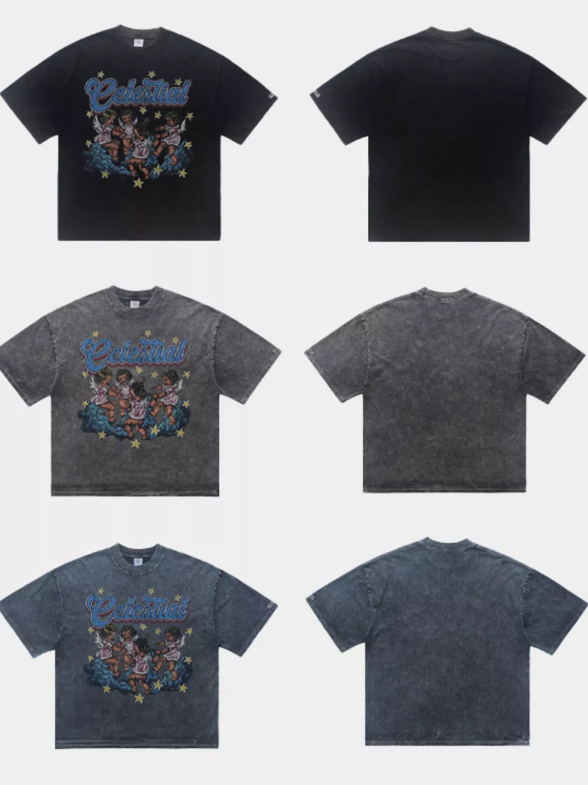 Men's oversized Men's Graphic Round Neck Half Sleeve T-Shirt – men's bold Y2K streetwear graphic tee, product image 9