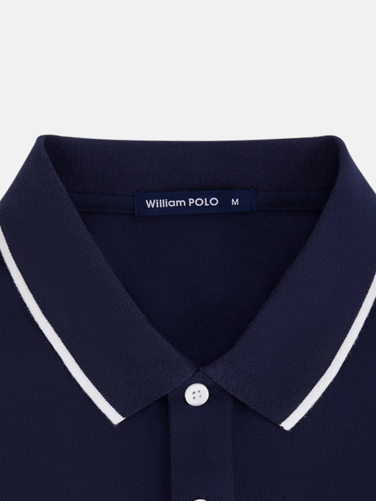Men's Breathable Short Sleeve Polo Shirt - Navy