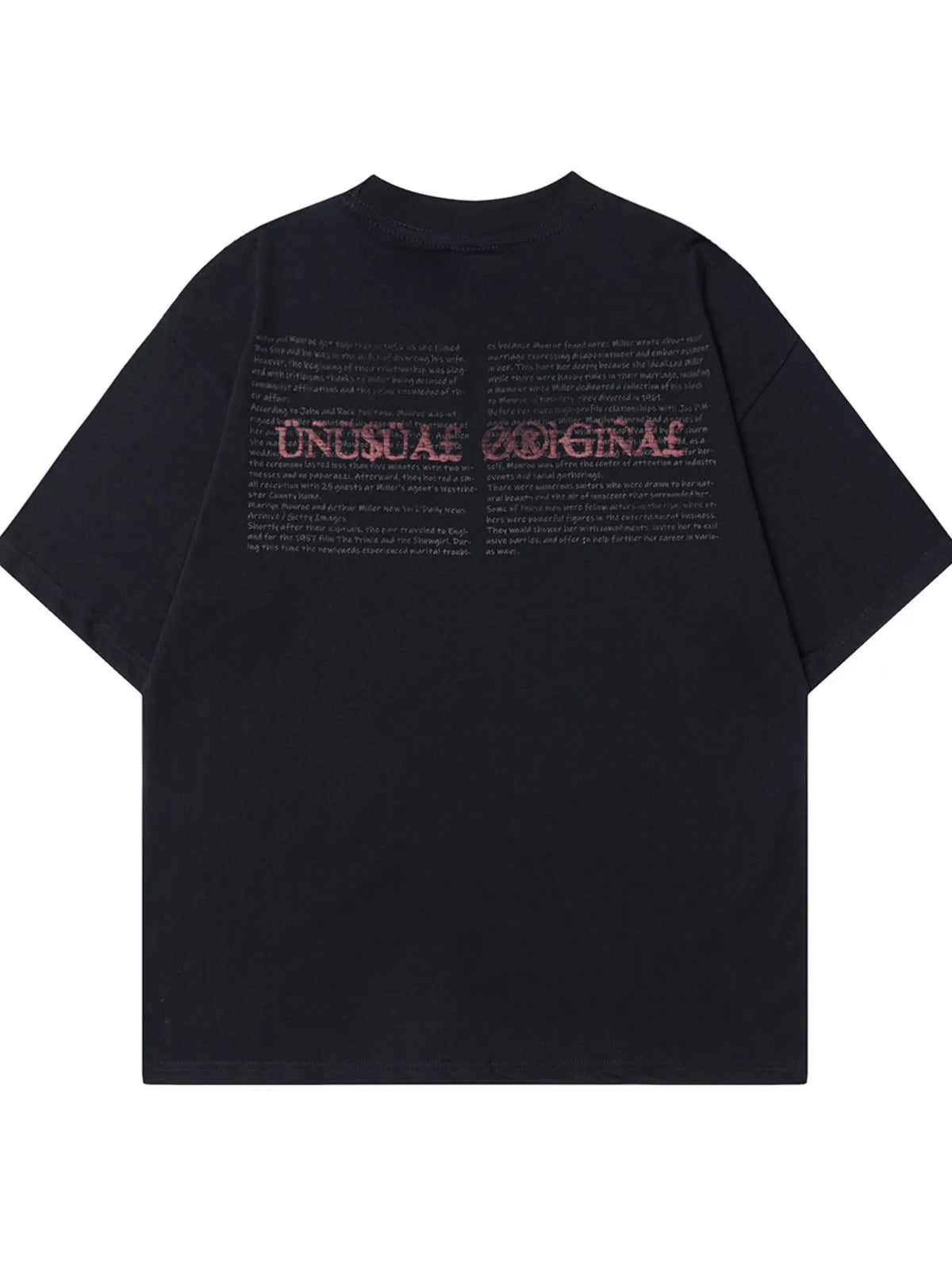 Men's Graphic Short Sleeve Oversized T-Shirt – men's bold Y2K streetwear graphic tee, product image 2
