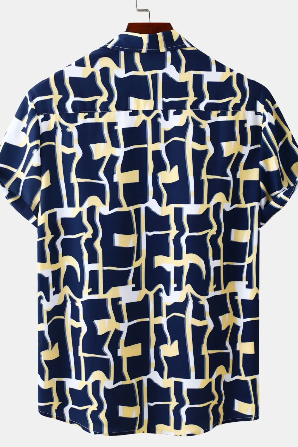Men's Printed Short Sleeve Casual Shirt | DCDesigns