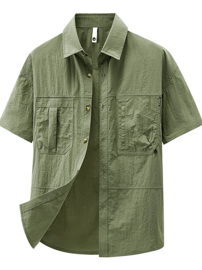 Men's Casual Lightweight Short Sleeve Shirt | DCDesigns