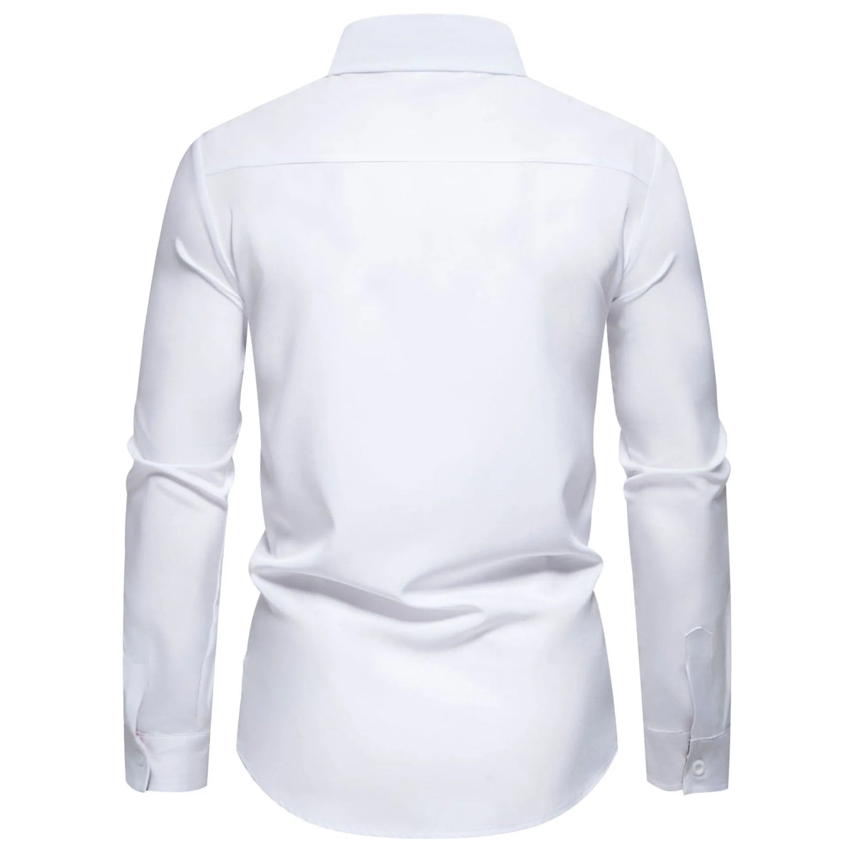 Men's Casual Button-Down Shirt with Cuff Detail | DCDesigns