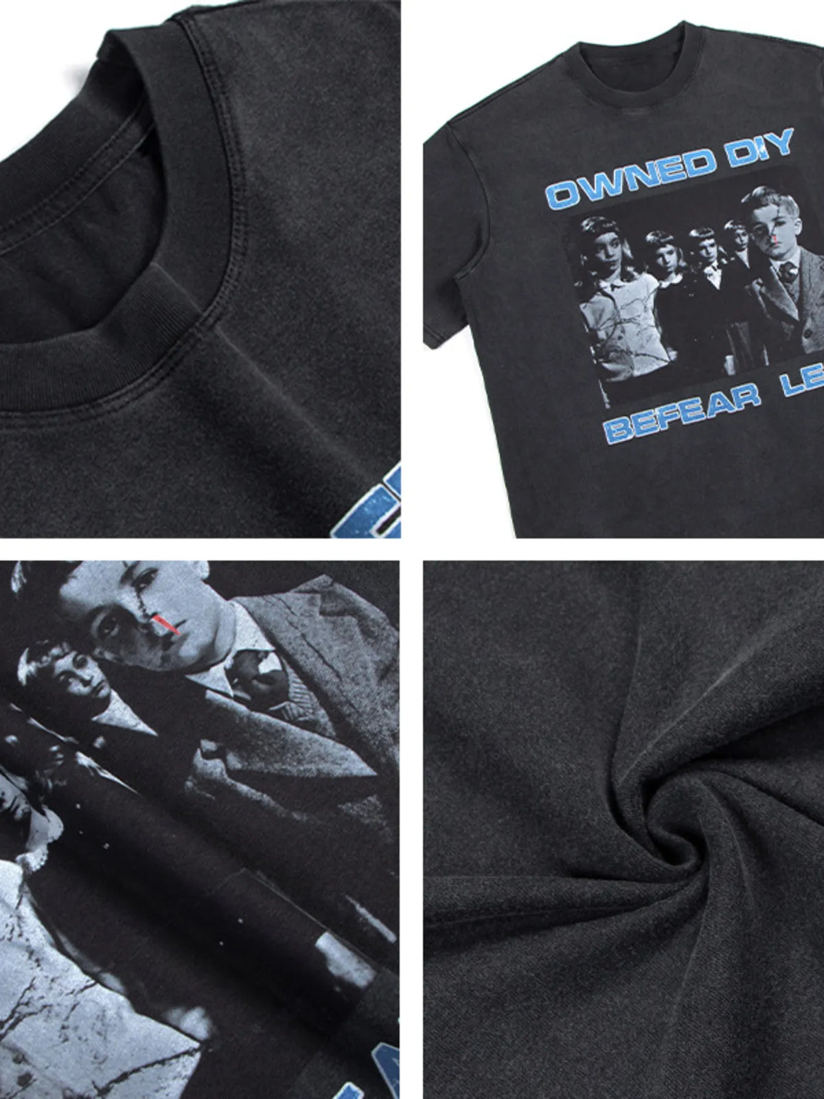 Men's Vintage Graphic Oversized T-Shirt – men's bold Y2K streetwear graphic tee, product image 9