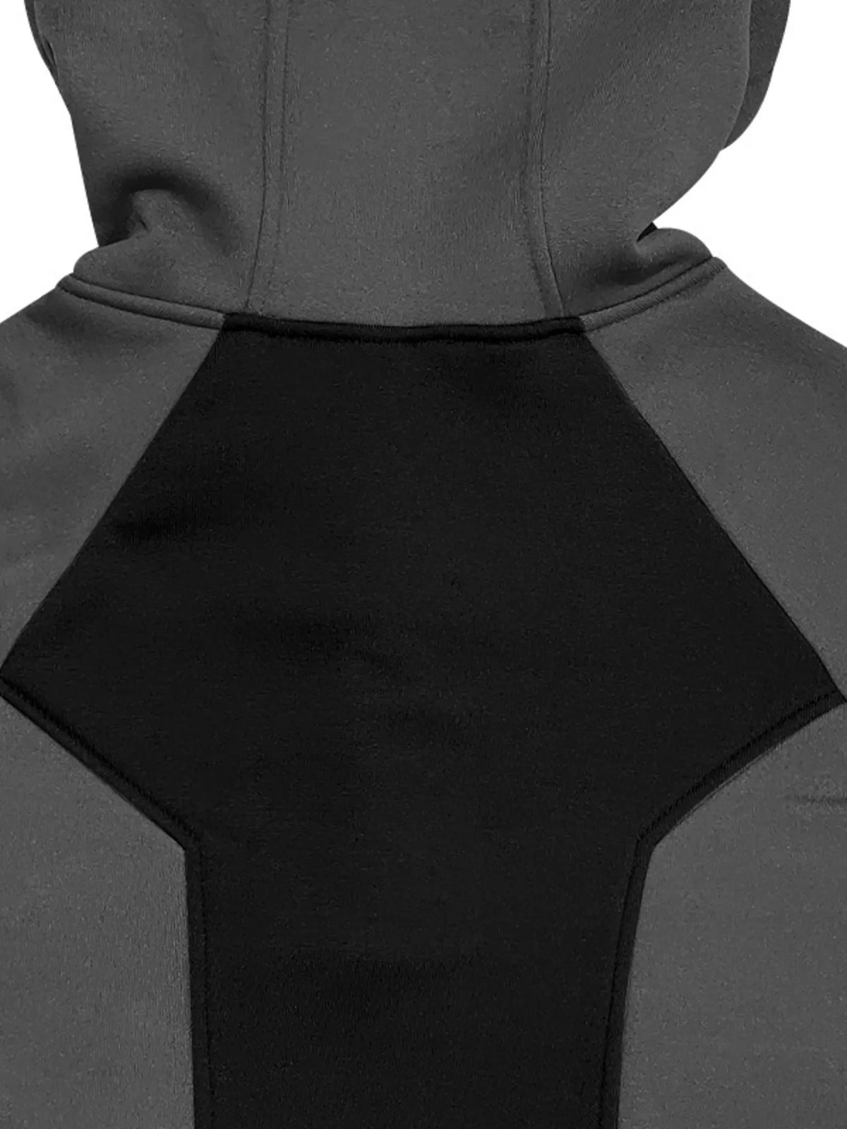 Men's Full Size Quarter Zip Long Sleeve Hoodie Plus Size - DCDesigns mens casual hoodie product view