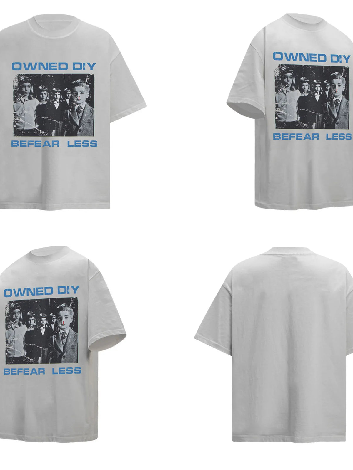 Men's Vintage Graphic Oversized T-Shirt – men's bold Y2K streetwear graphic tee, product image 5