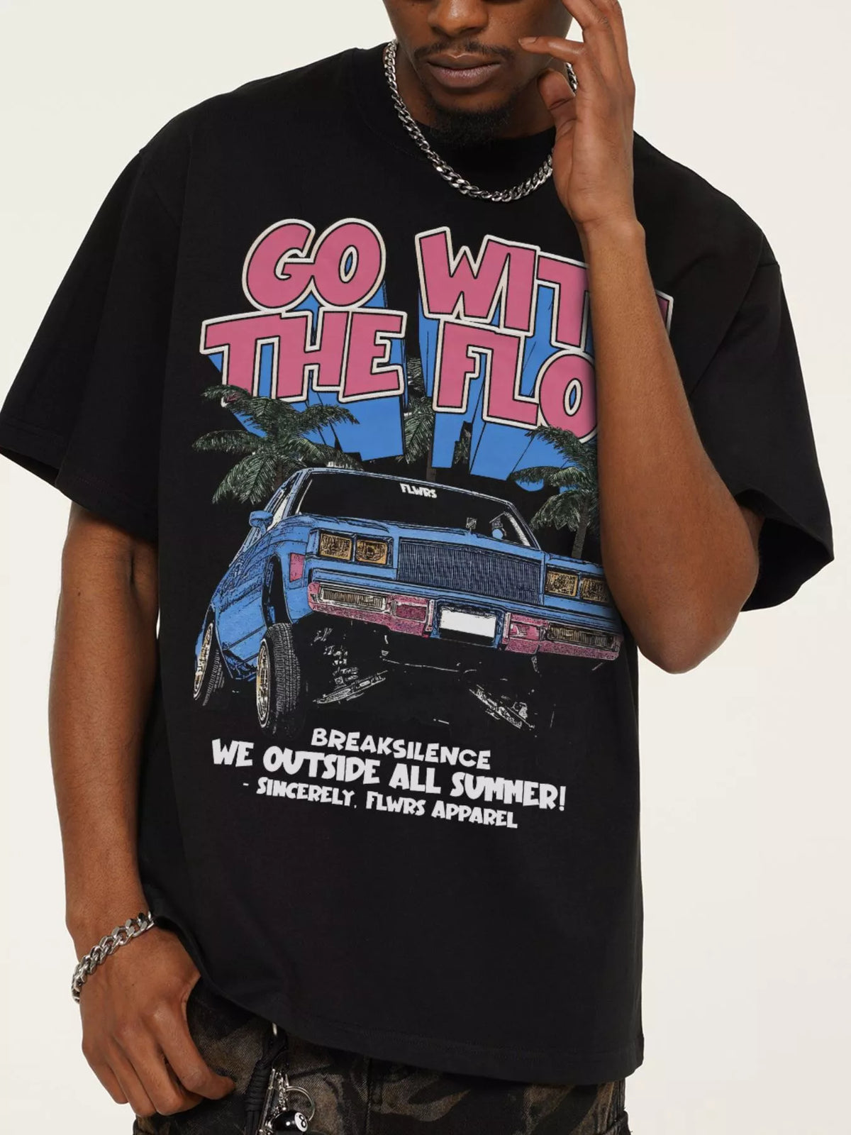Men's Vintage Washed Graphic Oversized T-Shirt – men's bold Y2K streetwear graphic tee, product image 7