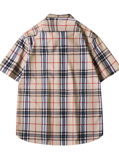 Men's Classic Plaid Short Sleeve Shirt | DCDesigns