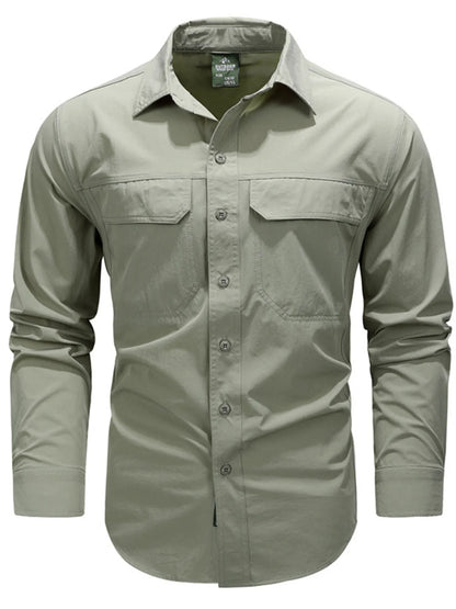 Men's Lightweight Button-Up Shirt | DCDesigns