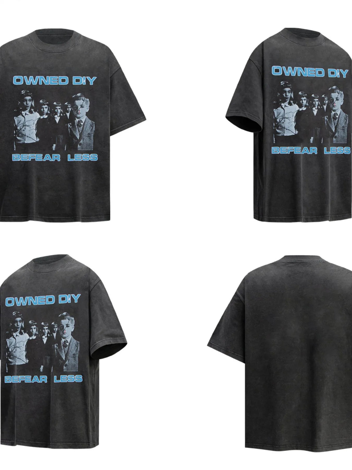 Men's Vintage Graphic Oversized T-Shirt – men's bold Y2K streetwear graphic tee, product image 4