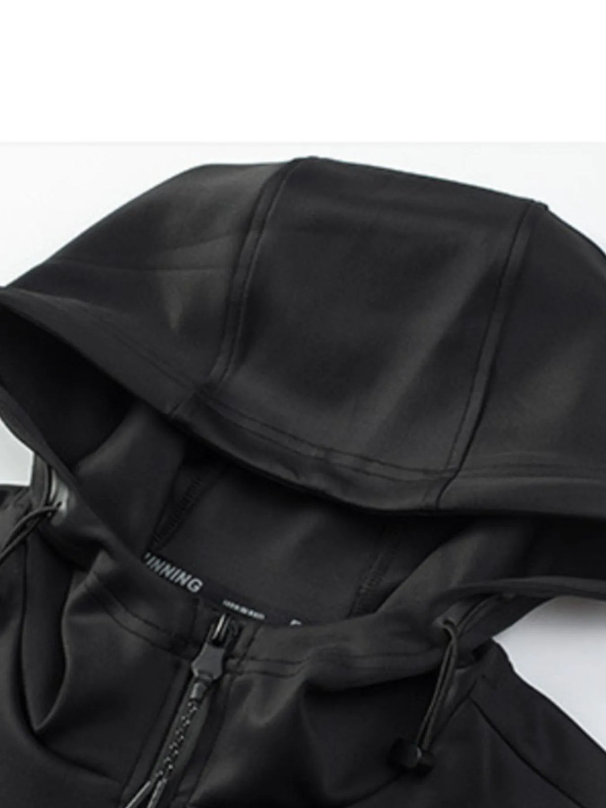 Men's Plus Size Zip Up Long Sleeve Hoodie - DCDesigns mens casual hoodie product view