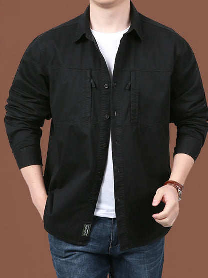 Men's Casual Long Sleeve Shirt | DCDesigns