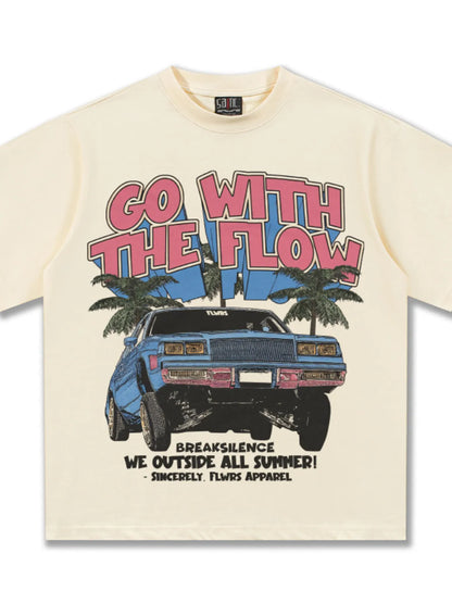Men's Vintage Washed Graphic Oversized T-Shirt – men's bold Y2K streetwear graphic tee, product image 3