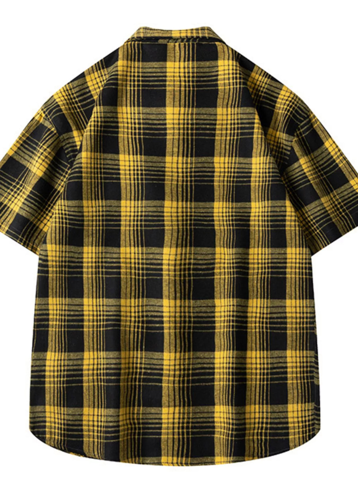 Men's Casual Plaid Short Sleeve Shirt | DCDesigns
