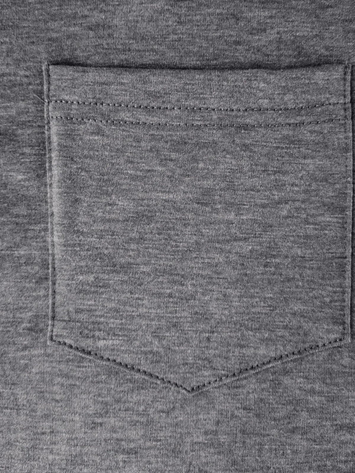 Men's Long Sleeve Pocket Polo Shirt - Gray