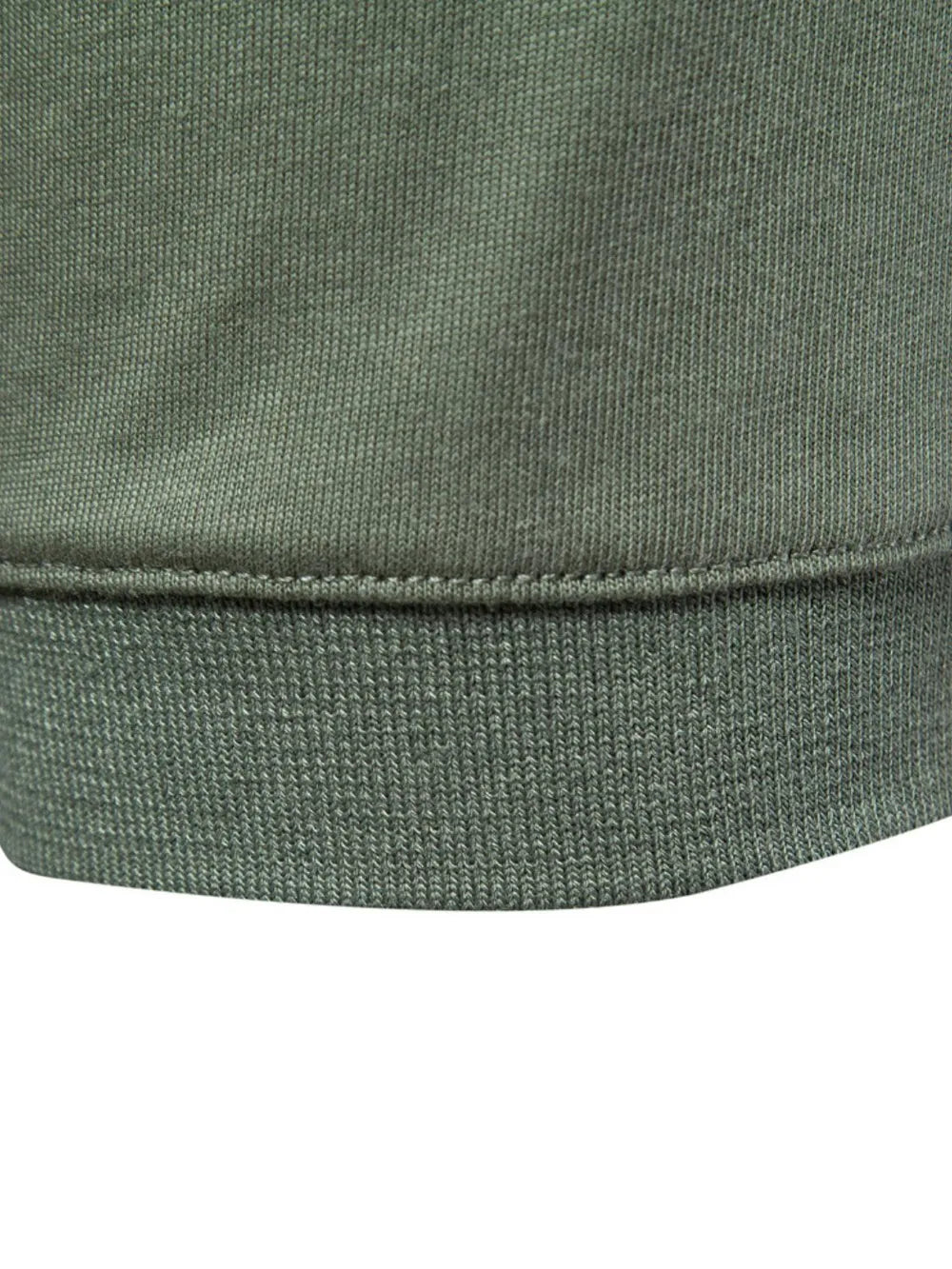 Men's Embroidered Collared Short Sleeve Polo Shirt - Moss