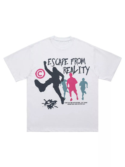 Men's oversized Men's Graphic Round Neck Short Sleeve T-Shirt – men's bold Y2K streetwear graphic tee, product image 8