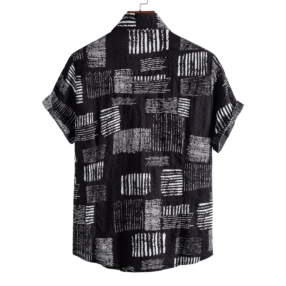 Men's Casual Printed Short Sleeve Shirt | DCDesigns