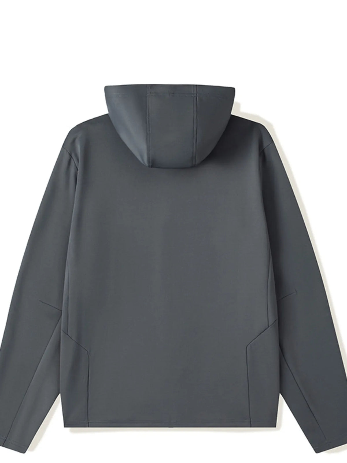 Men's Plus Size Zip Up Long Sleeve Hoodie - DCDesigns mens casual hoodie product view