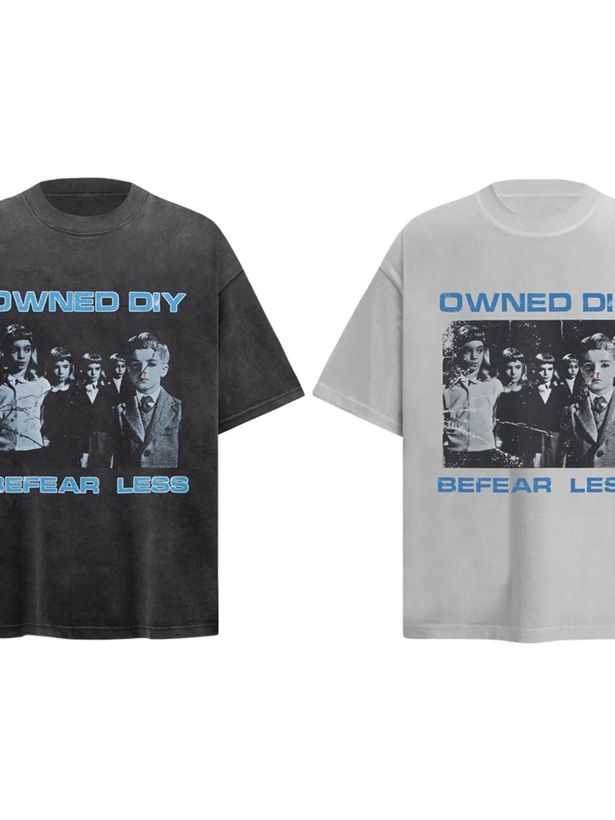 Men's Vintage Graphic Oversized T-Shirt – men's bold Y2K streetwear graphic tee, product image 3