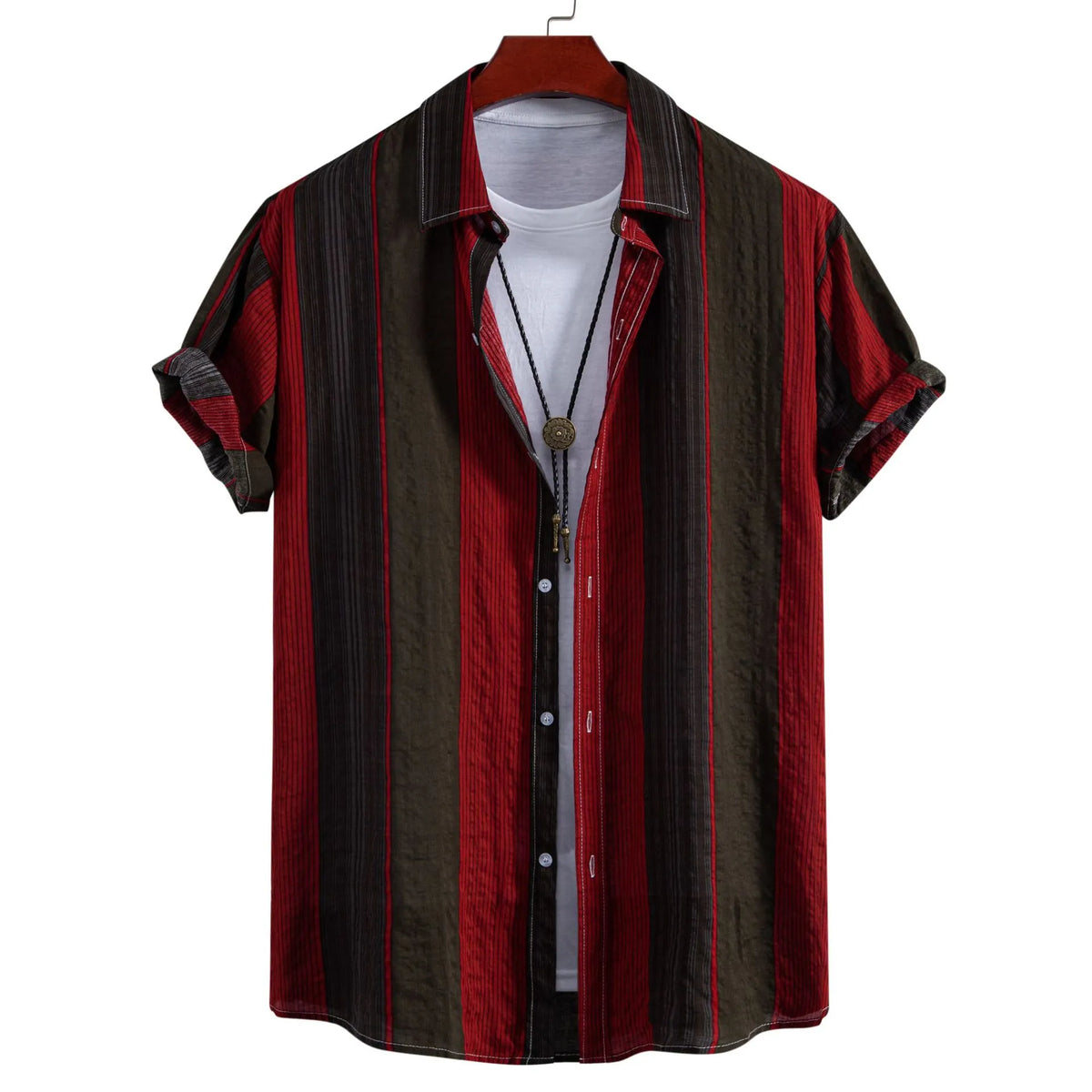 Men's Button-Up Short Sleeve Shirt | DCDesigns