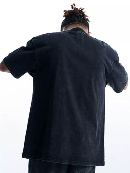 Men's Vintage Graphic Oversized T-Shirt – men's bold Y2K streetwear graphic tee, product image 3