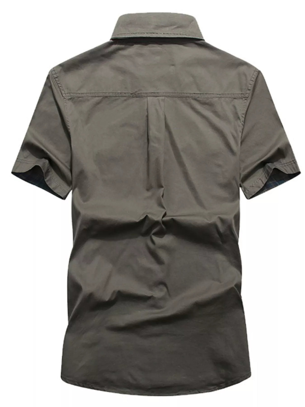 Men's Casual Short Sleeve Cargo Shirt | DCDesigns