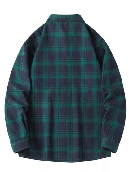 Men's Plaid Long Sleeve Shirt | DCDesigns
