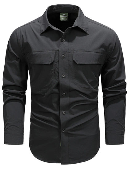 Men's Lightweight Button-Up Shirt | DCDesigns