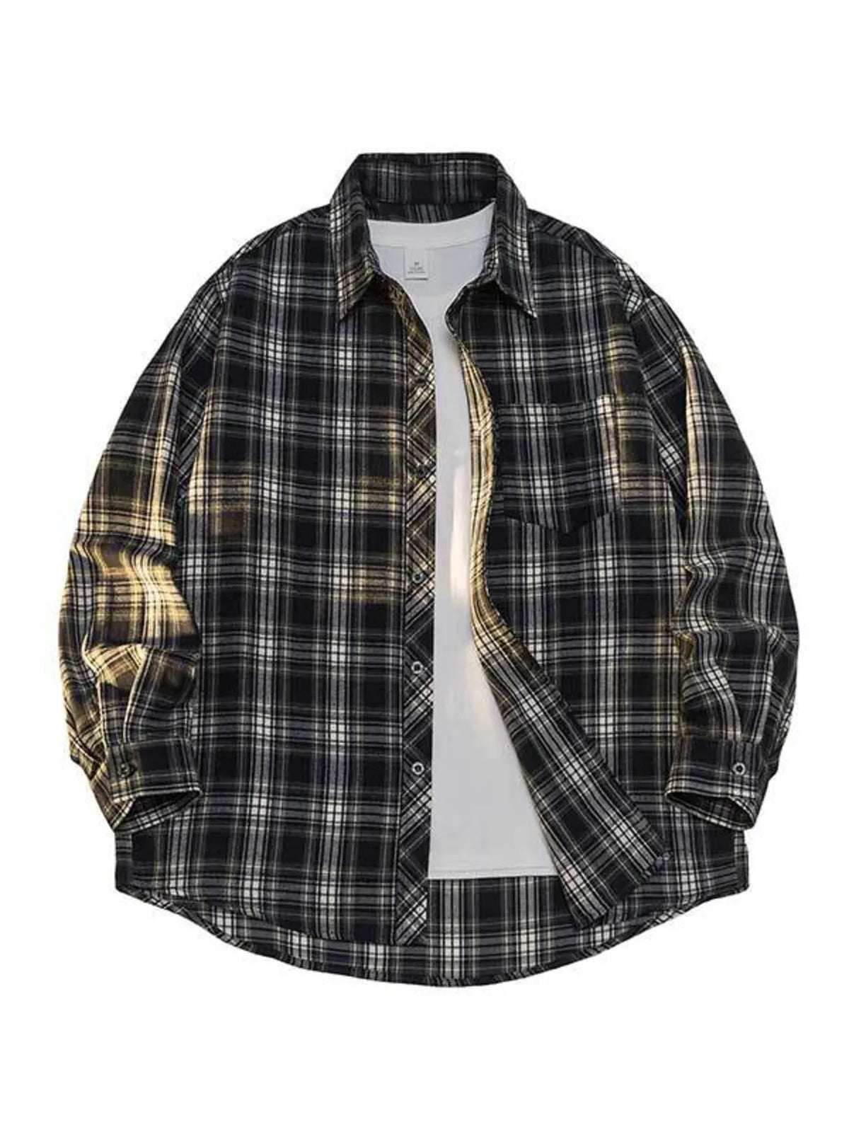 Men's Plaid Button-Up Shirt | DCDesigns
