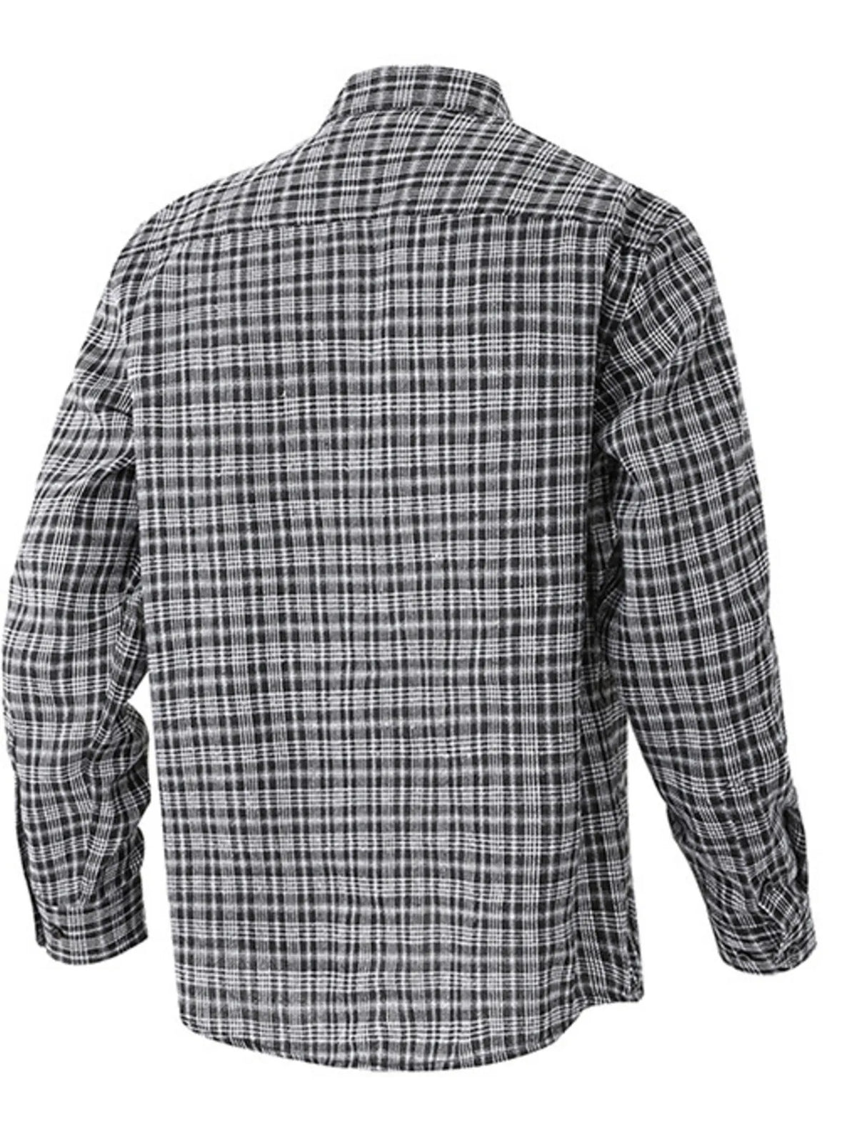 Men's Casual Plaid Long Sleeve Shirt | DCDesigns