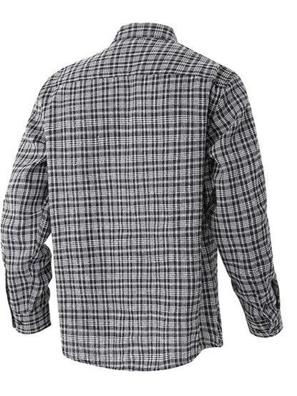Men's Casual Plaid Long Sleeve Shirt | DCDesigns