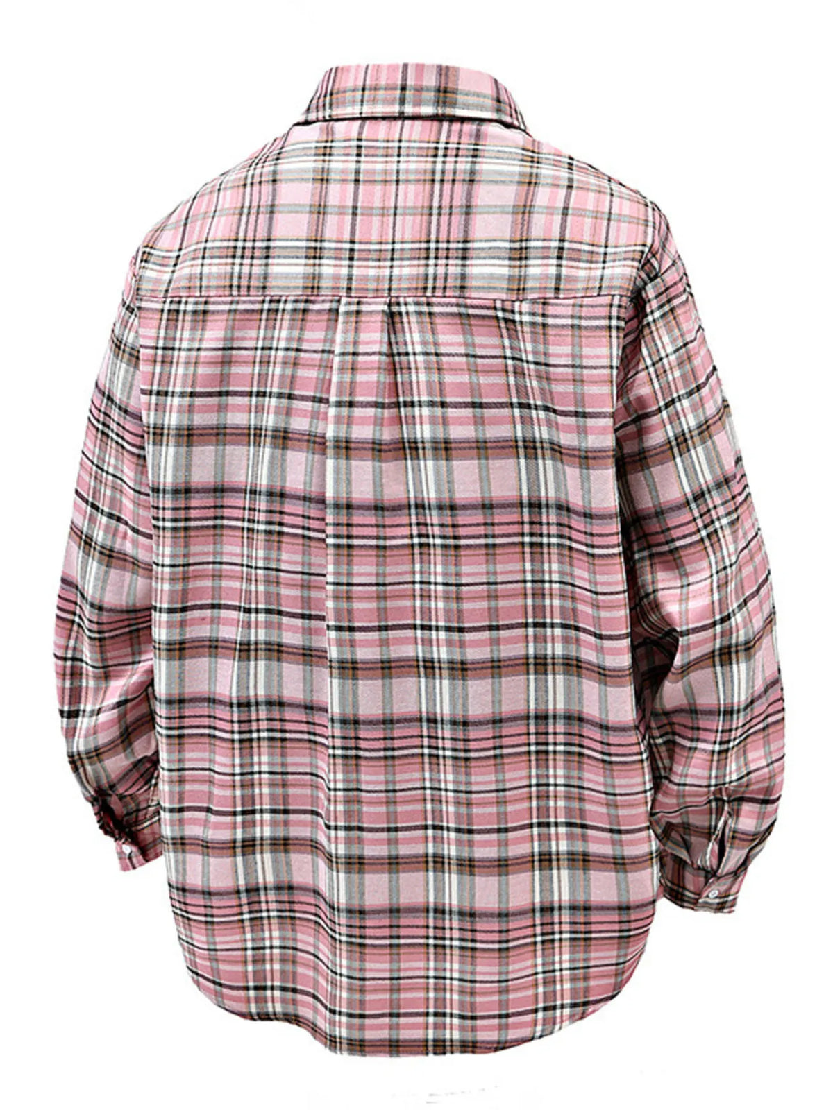 Men's Casual Plaid Long Sleeve Shirt | DCDesigns