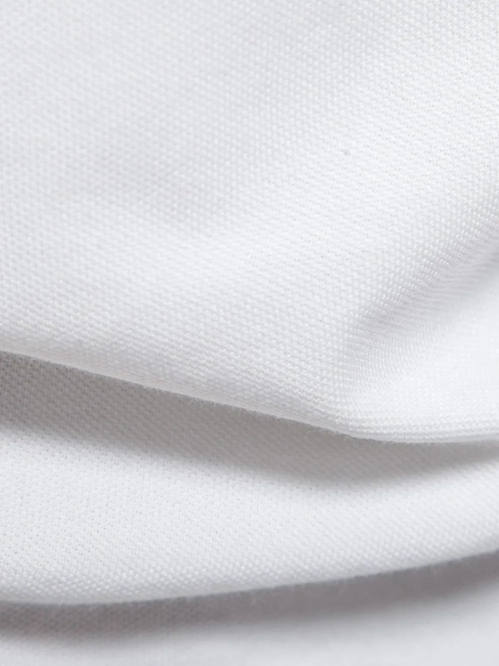 Men's Giraffe Embroidered Short Sleeve Polo Shirt - White