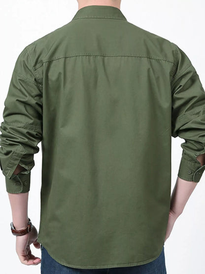 Men's Casual Long Sleeve Shirt | DCDesigns