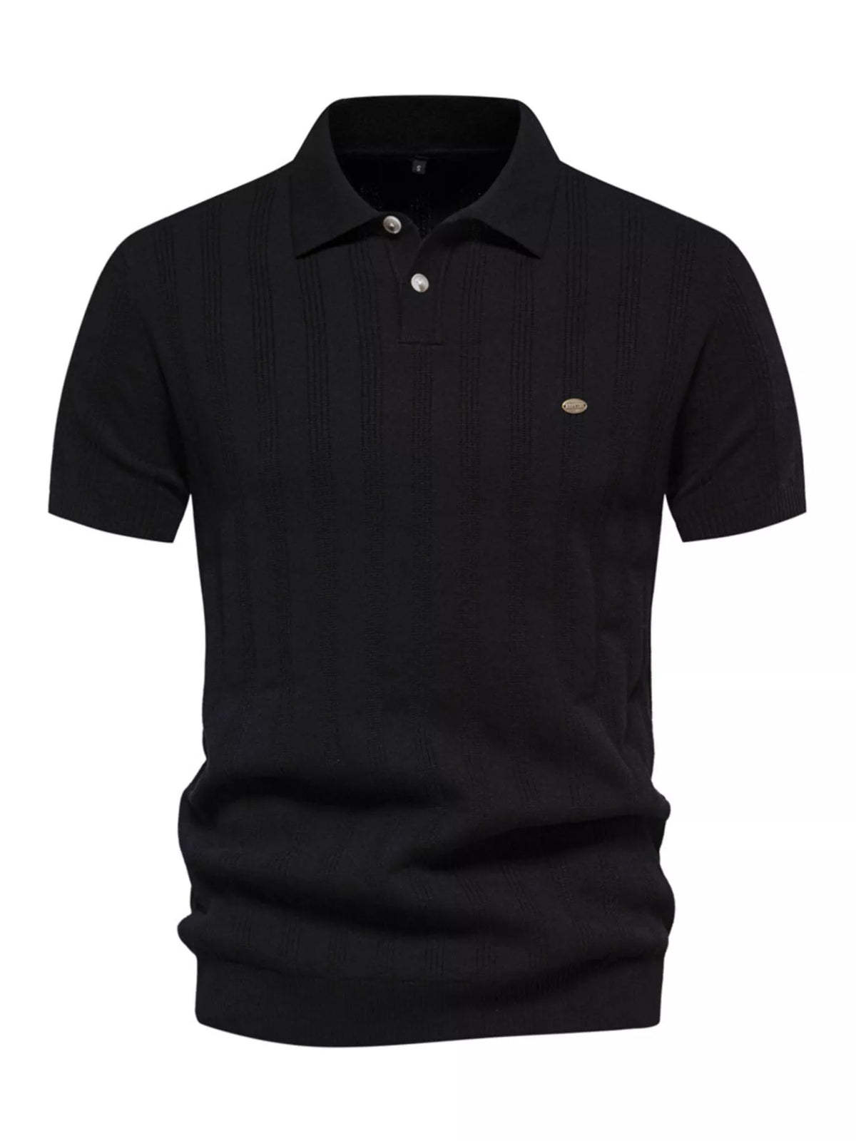 Men's Short Sleeve Knit Polo Shirt - Khaki