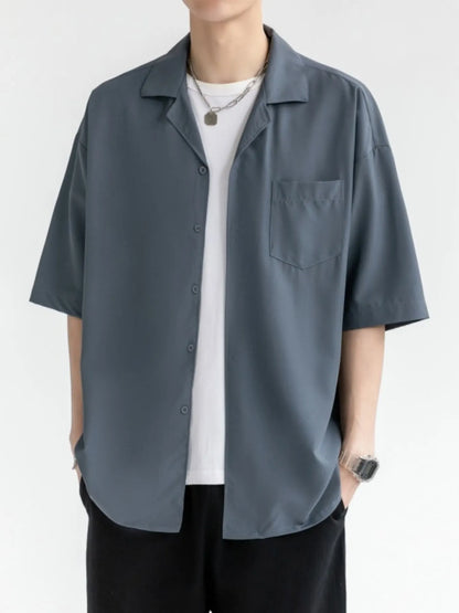Men's Button-Up Half Sleeve Shirt | DCDesigns
