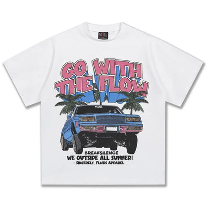 Men's Vintage Washed Graphic Oversized T-Shirt – men's bold Y2K streetwear graphic tee, product image 6