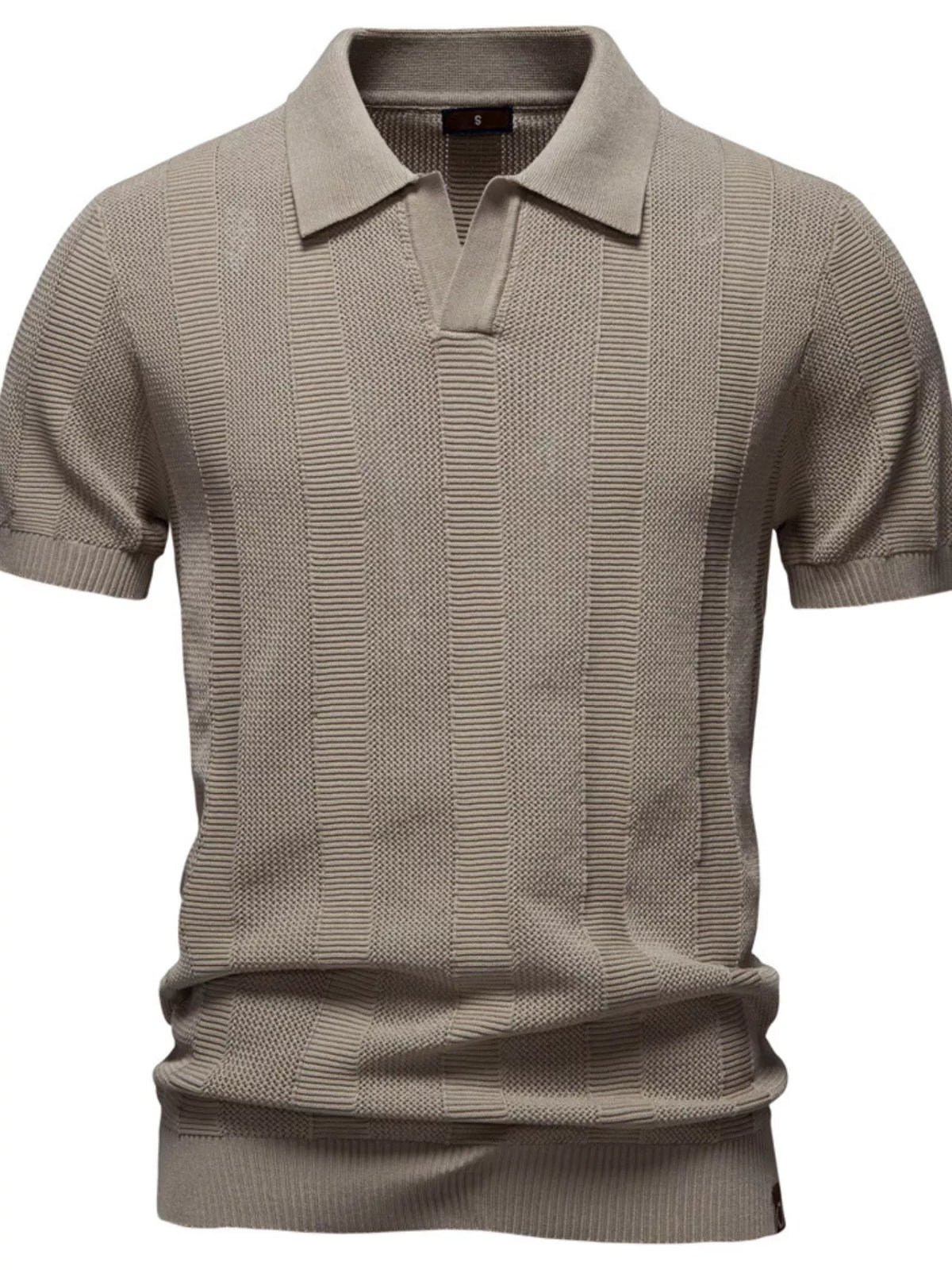 Men's Classic Short Sleeve Knit Polo Shirt - Navy