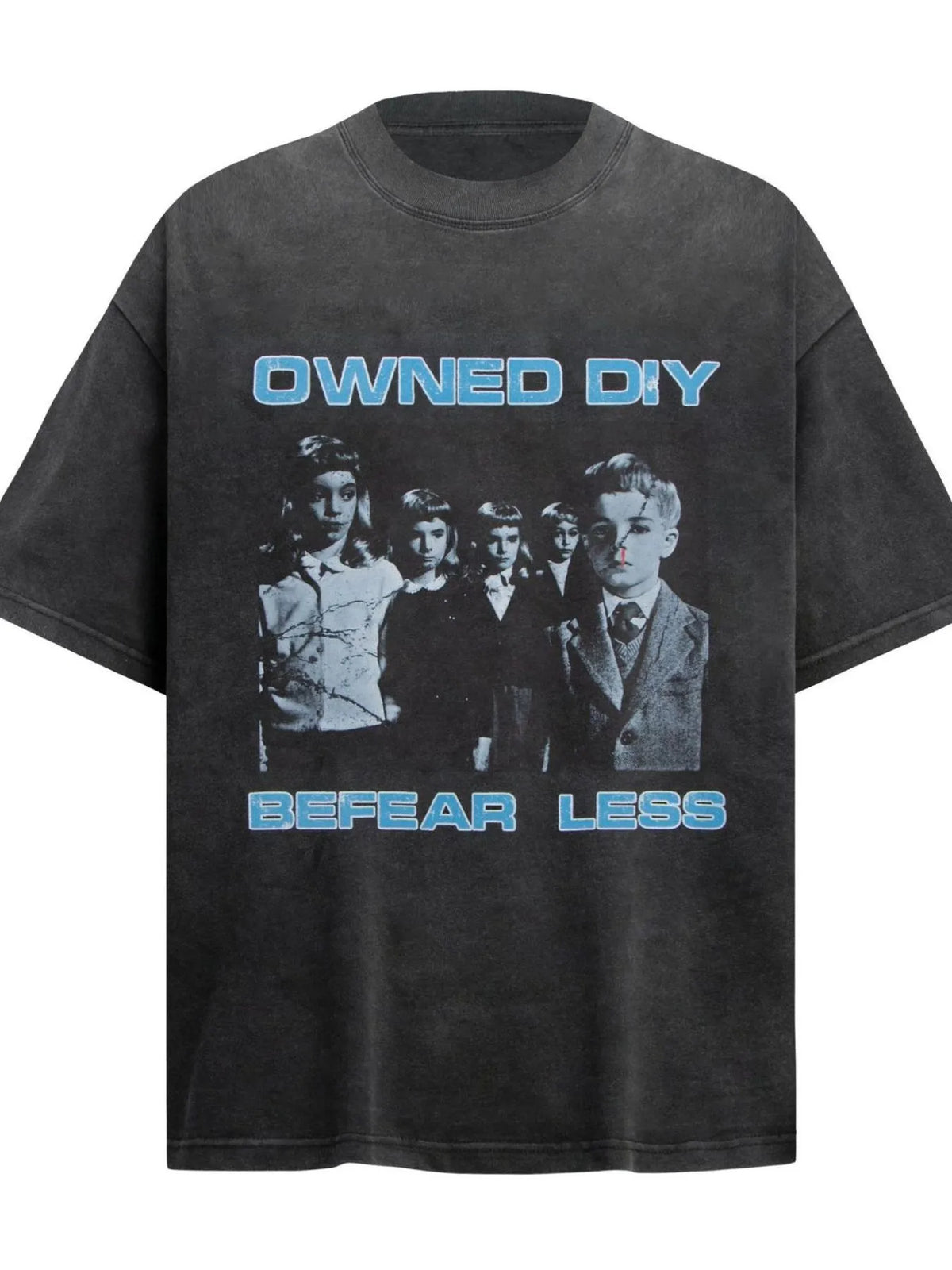 Men's Vintage Graphic Oversized T-Shirt – men's bold Y2K streetwear graphic tee, product image 1